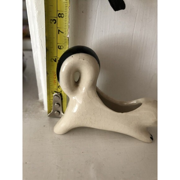 VINTAGE RIO HONDO CALIFORNIA ART POTTERY MINIATURE WALKING SKUNK 2.5" PLANTER - Picture 3 of 7